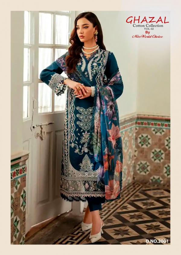 Miss World Ghazal Vol-02 – Karachi Dress Material